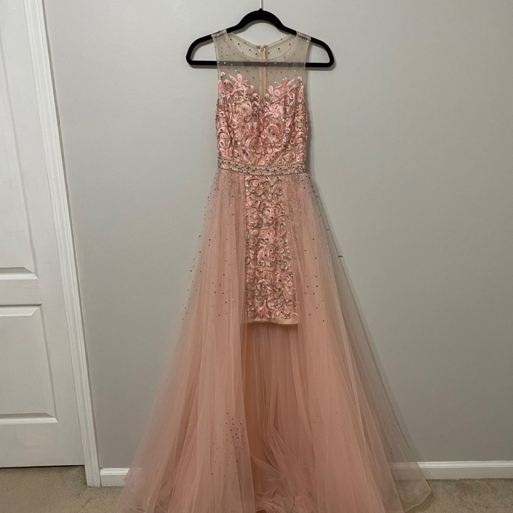 Pink Prom High Low